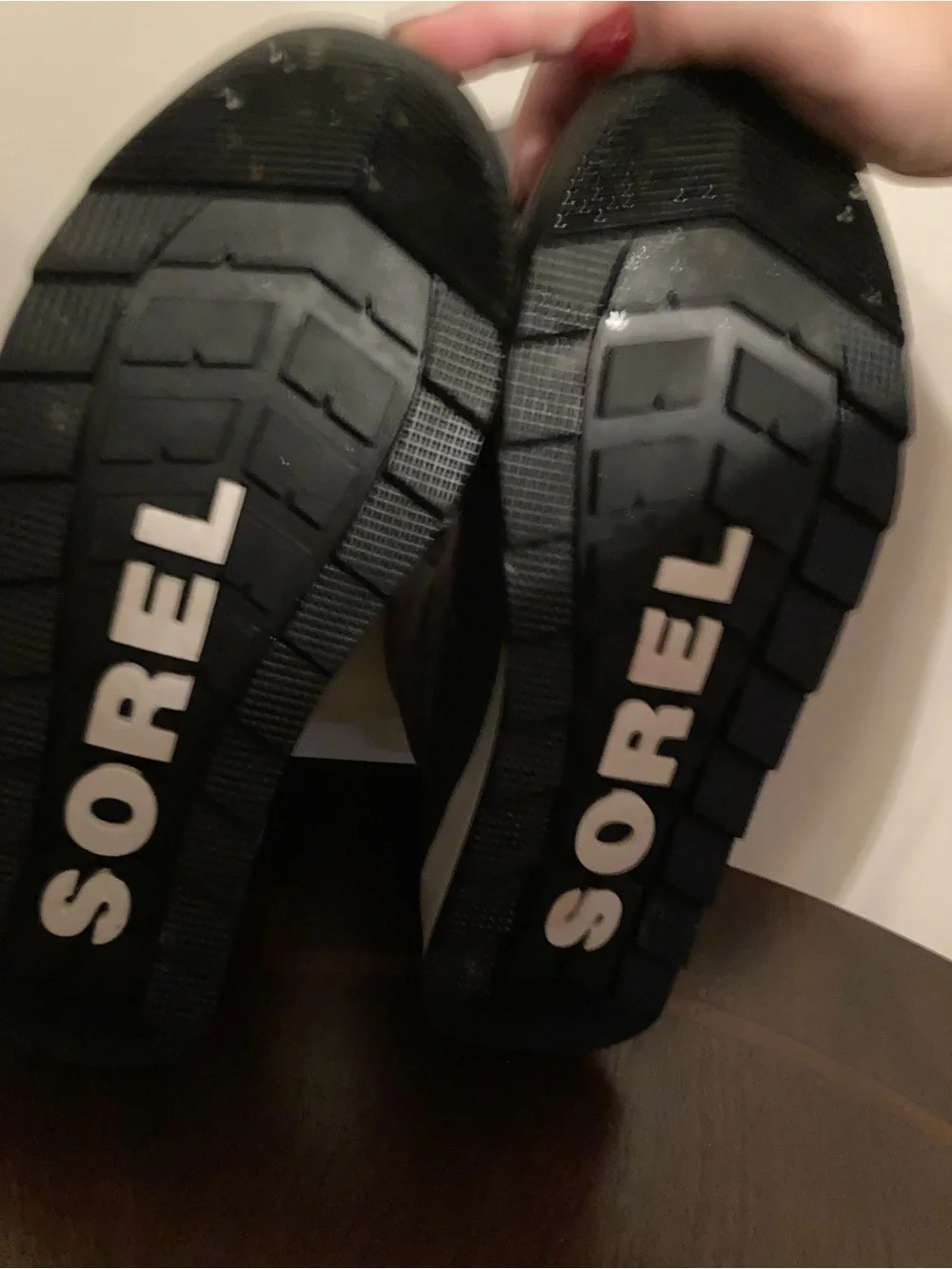 Sorel Gray Lace-Up Insulated Winter Boots